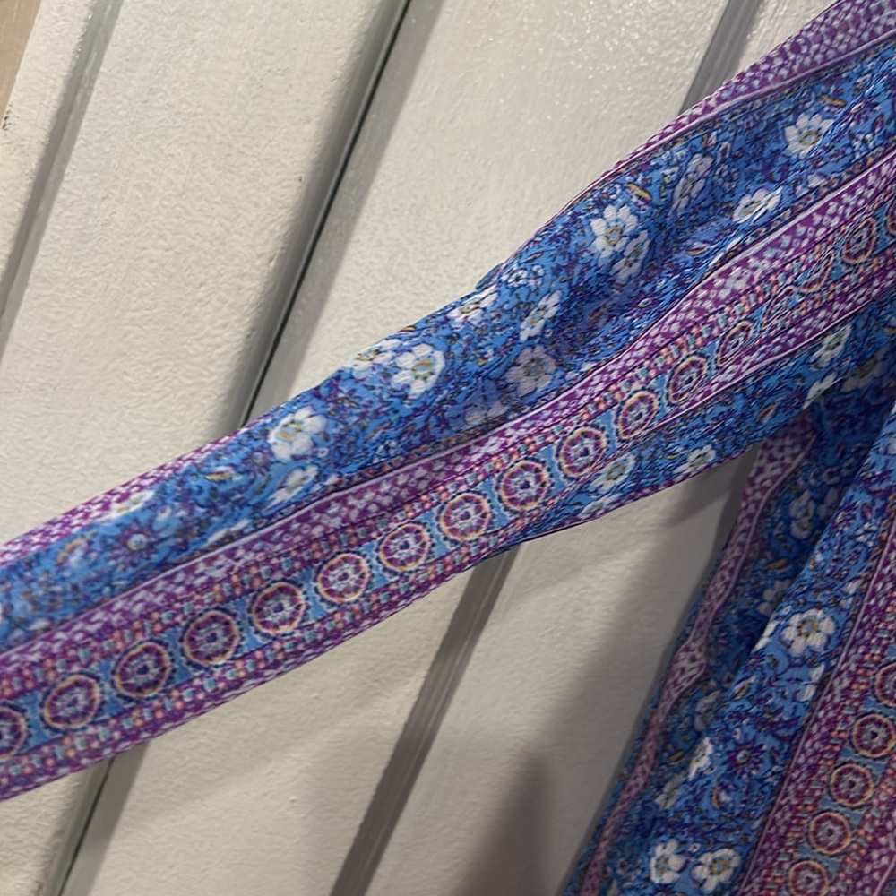 Kut from the Kloth Blue and Pink Button Down Shirt - Picture 5 of 8